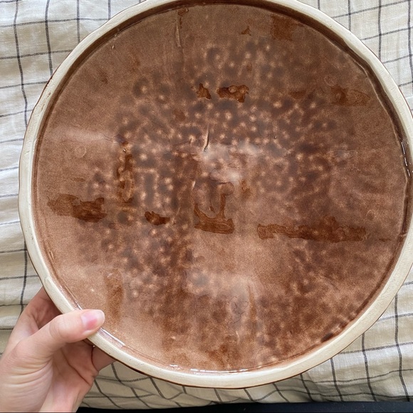 LAST CHANCE Vintage Portugal cherry pie ceramic dish - Picture 2 of 4